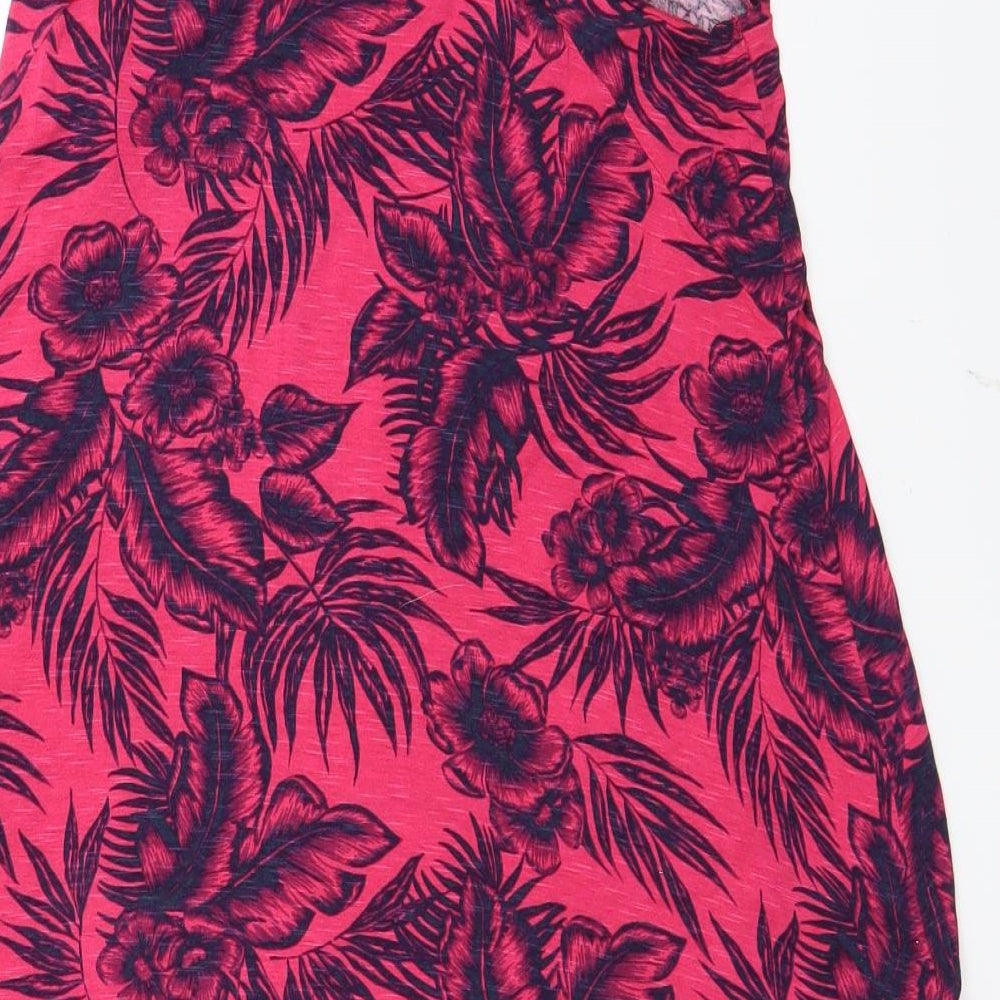 NEXT Womens Pink Floral  A-Line  Size 10