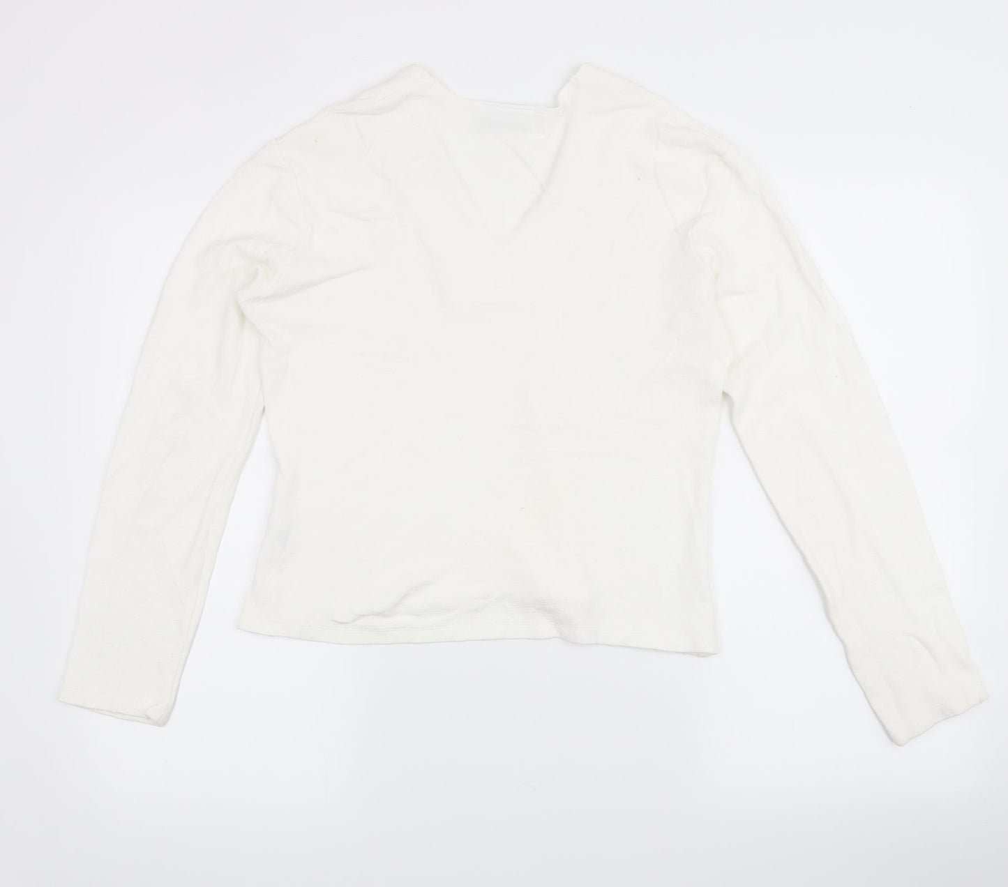 Wallis Womens White   Pullover Jumper Size 14