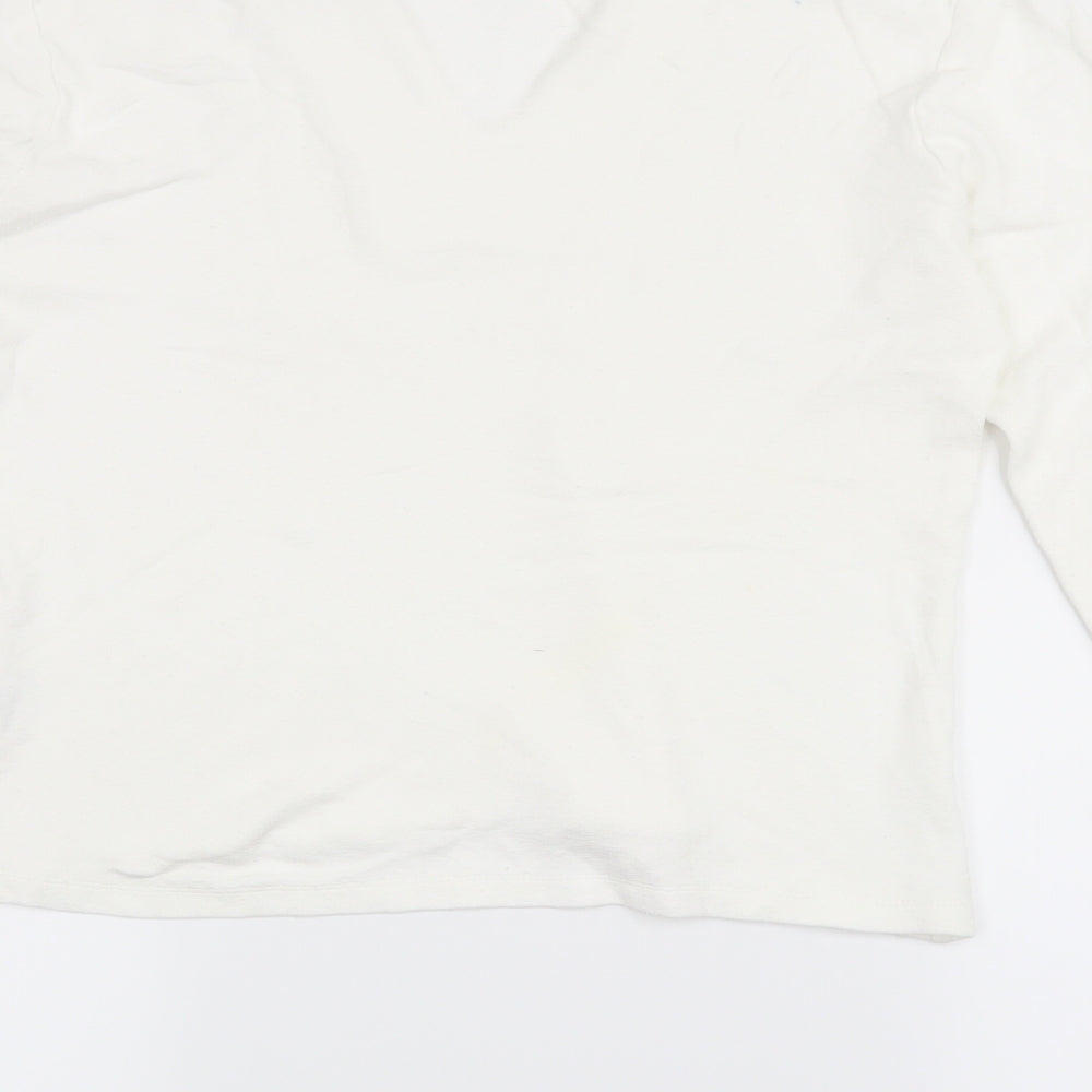 Wallis Womens White   Pullover Jumper Size 14