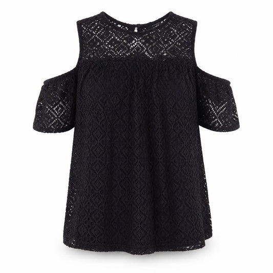 Atmosphere Womens Black Floral  Basic Blouse Size 10