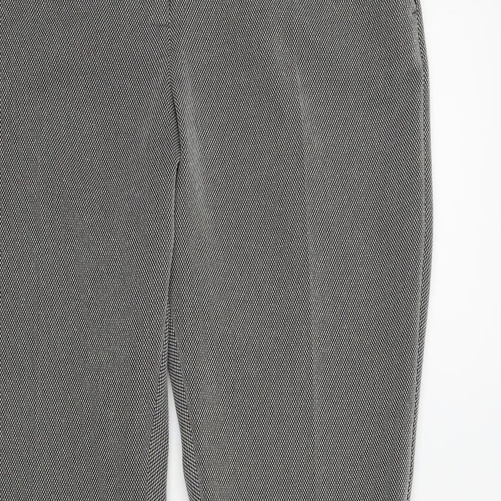 Atmosphere Womens Grey   Trousers  Size 12 L20 in