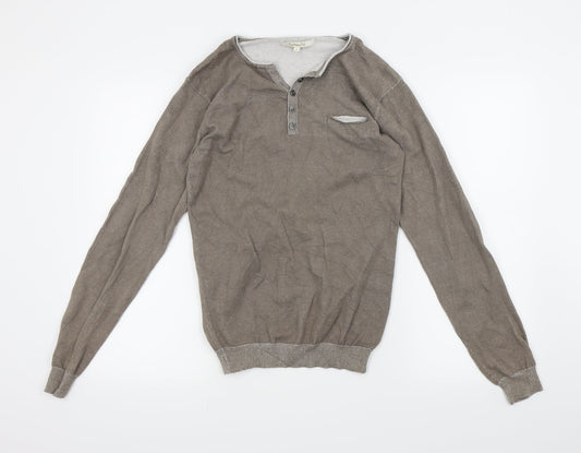 Carnet de Vol Mens Beige   Pullover Jumper Size S