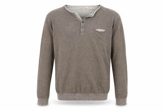 Front view of Carnet de Vol men’s beige jumper, size S