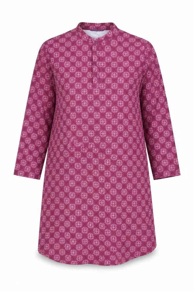 Cotton Traders Womens Purple Geometric  A-Line  Size L