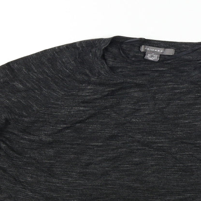 Close-up detail of Primark women’s grey basic blouse, size S