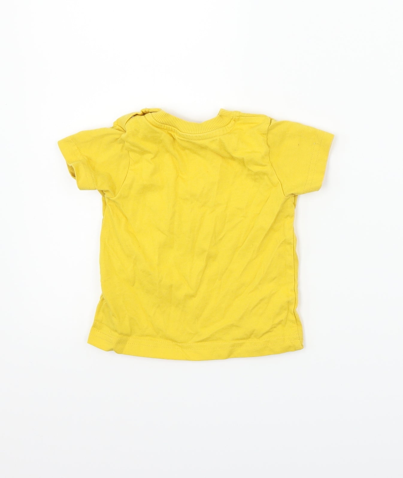 Nutmeg Boys Yellow   Basic T-Shirt Size 6-9 Months  - hello