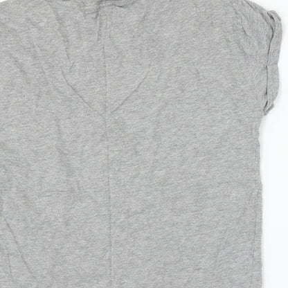 Brand and care label for New Look girls’ grey basic t-shirt, size 12-13, years - j'adore