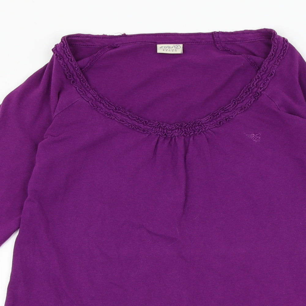 Espirit Womens Purple   Basic T-Shirt Size S