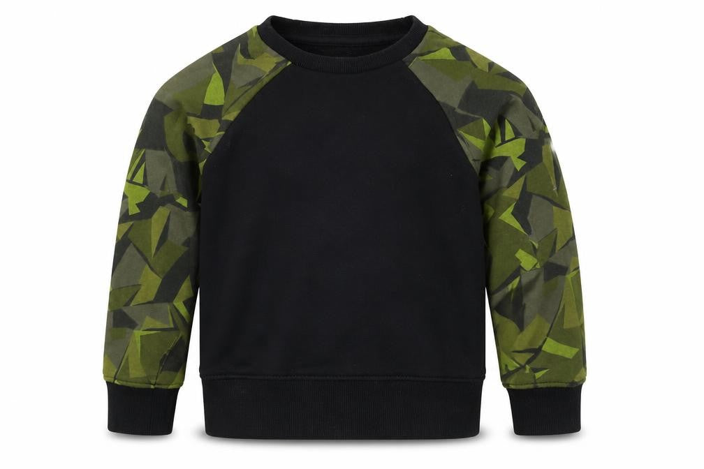 Next Boys Black Geometric  Pullover Sweatshirt Size 3 Years