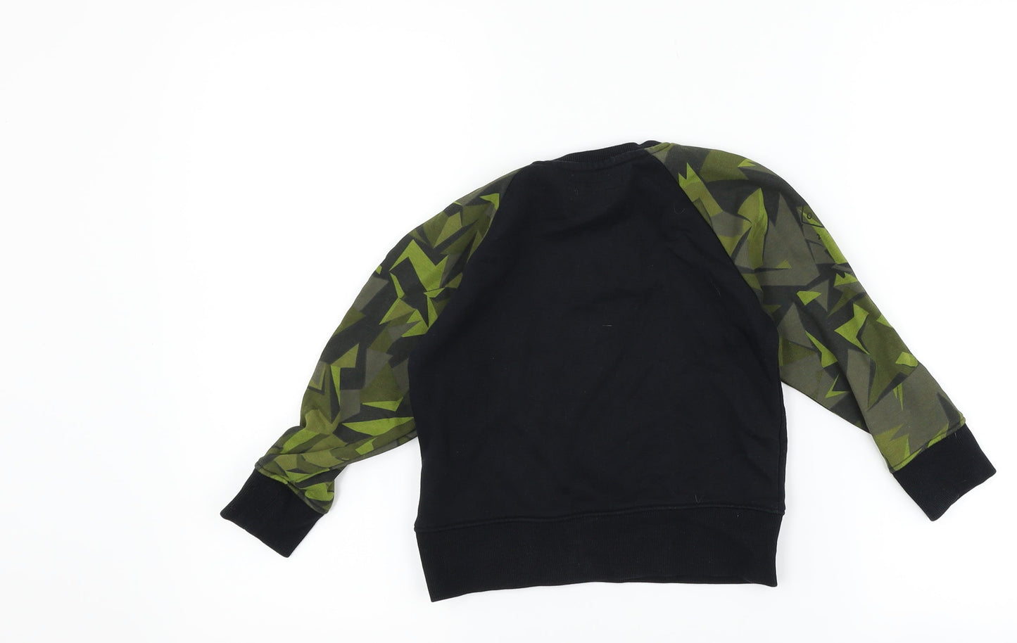 NEXT Boys Black Geometric  Pullover Sweatshirt Size 3 Years