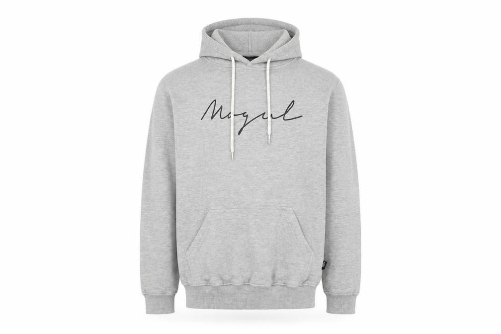 Mogul Mens Grey   Pullover Hoodie Size S