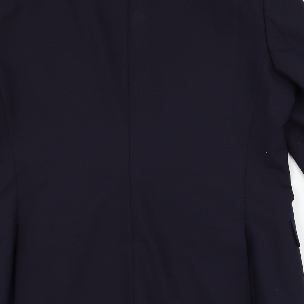 Preworn Mens Blue   Jacket Suit Jacket Size 40