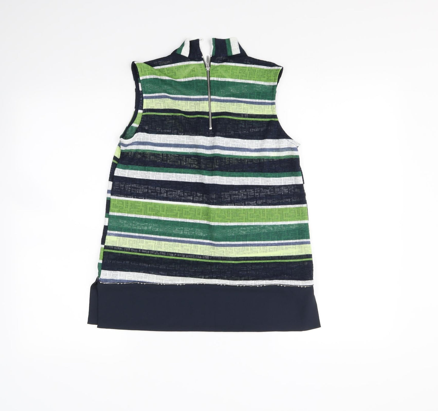Preworn Womens Multicoloured Striped  Basic Tank Size 8