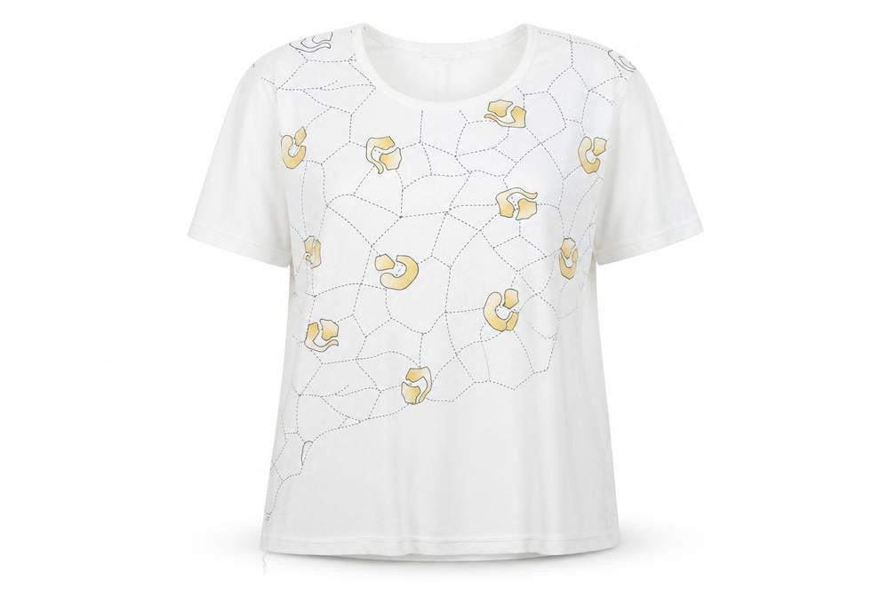 germany Womens White   Basic T-Shirt Size 2XL