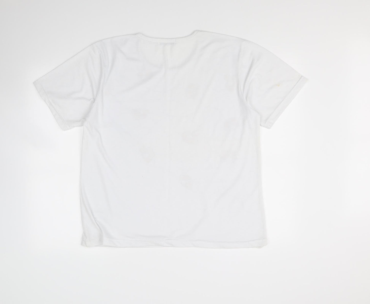 germany Womens White   Basic T-Shirt Size 2XL