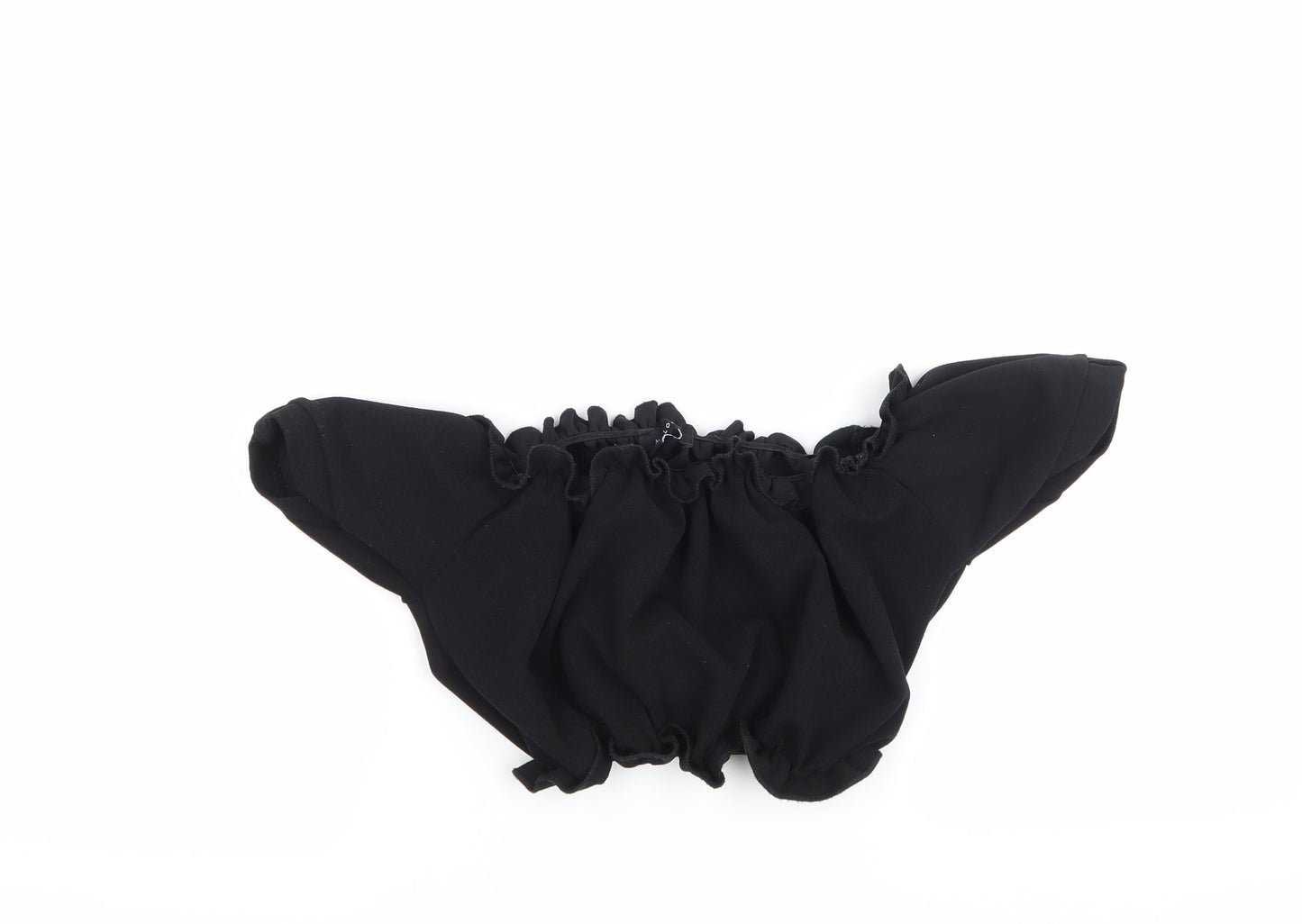 New Look Womens Black   Cropped Blouse Size 10  - Boob Tube Blouse
