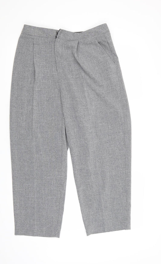 Light before Dark Womens Grey   Cropped Trousers Size M L25 in