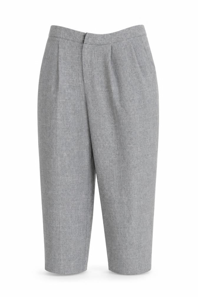 Light Before Dark Womens Grey   Cropped Trousers Size M L25 in