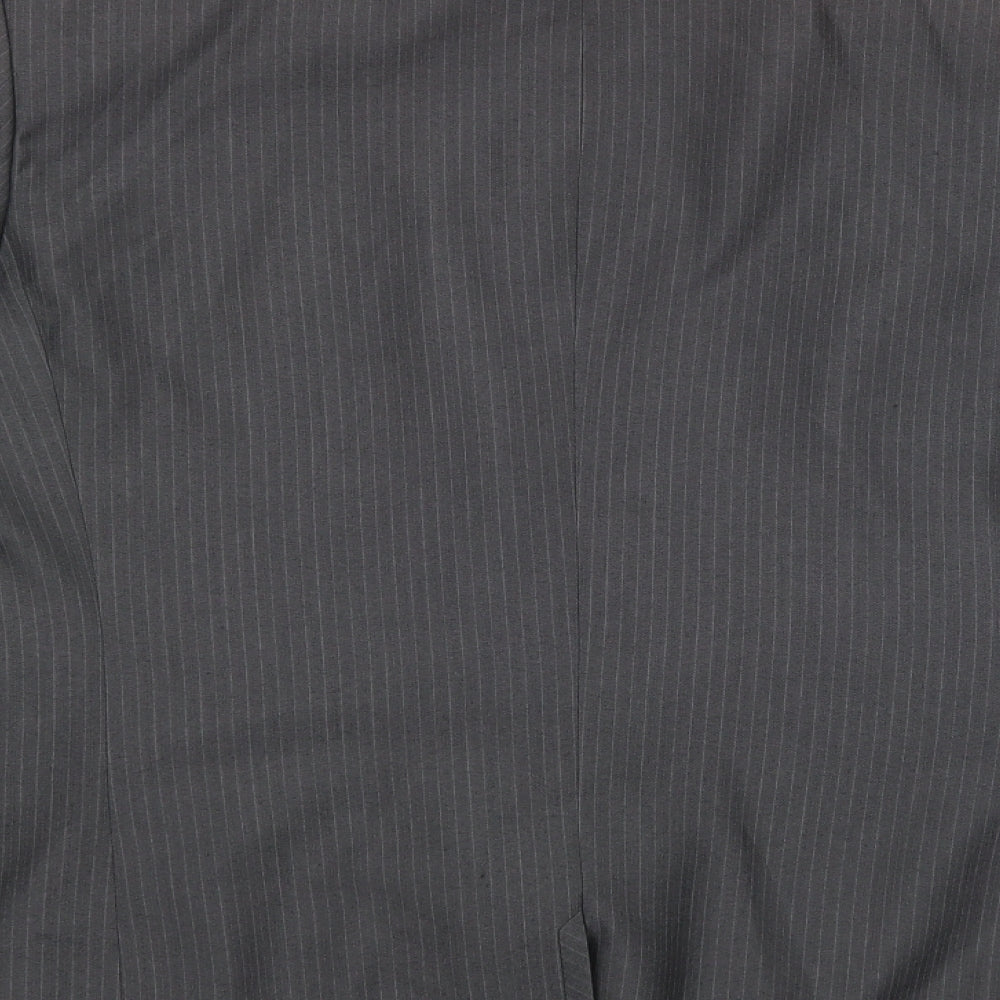 NEXT Mens Grey Striped  Jacket Suit Jacket