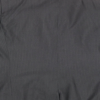 Brand and care label for Next men’s grey striped jacket suit jacket
