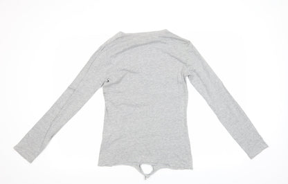 Back view of Pep&Co girls’ grey basic casual, size 12-13, years