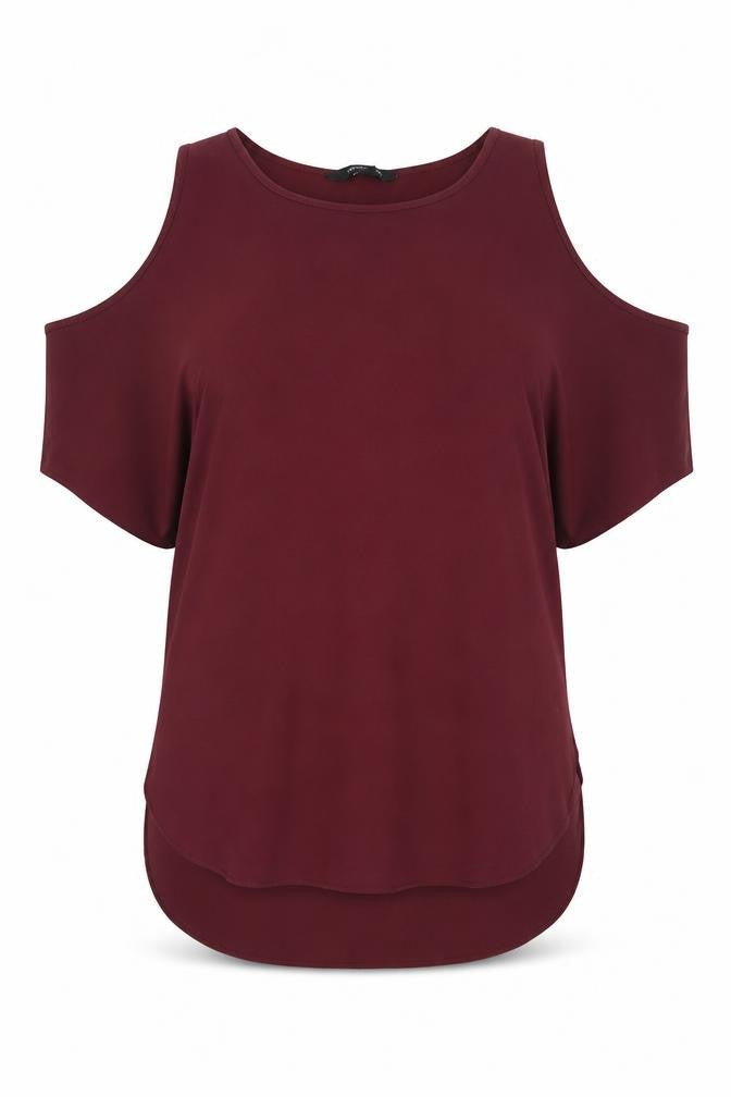 New Look Womens Red   Basic Blouse Size 8