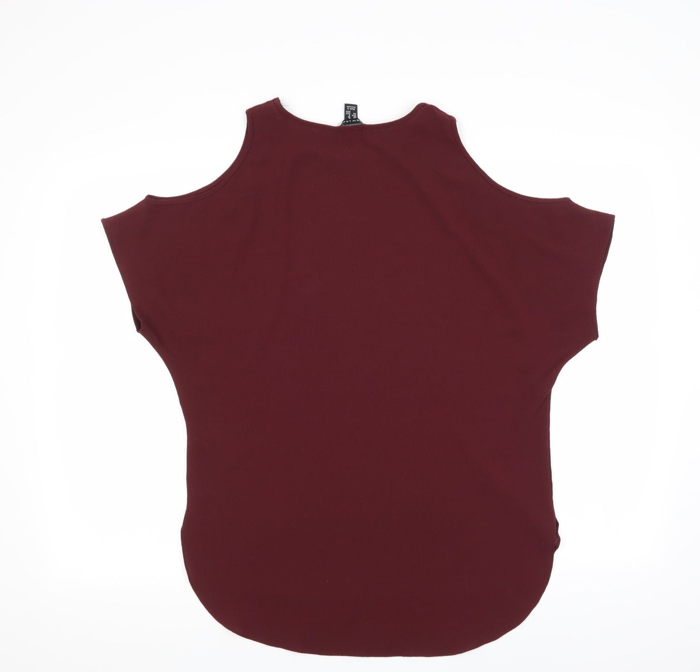 New Look Womens Red   Basic Blouse Size 8