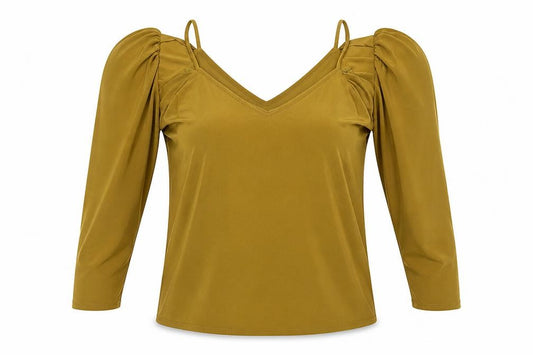 River Island Womens Gold   Basic Blouse Size 10