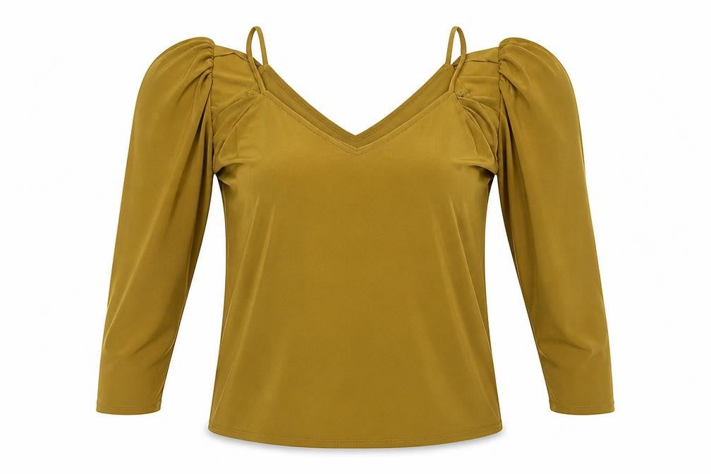 River Island Womens Gold   Basic Blouse Size 10