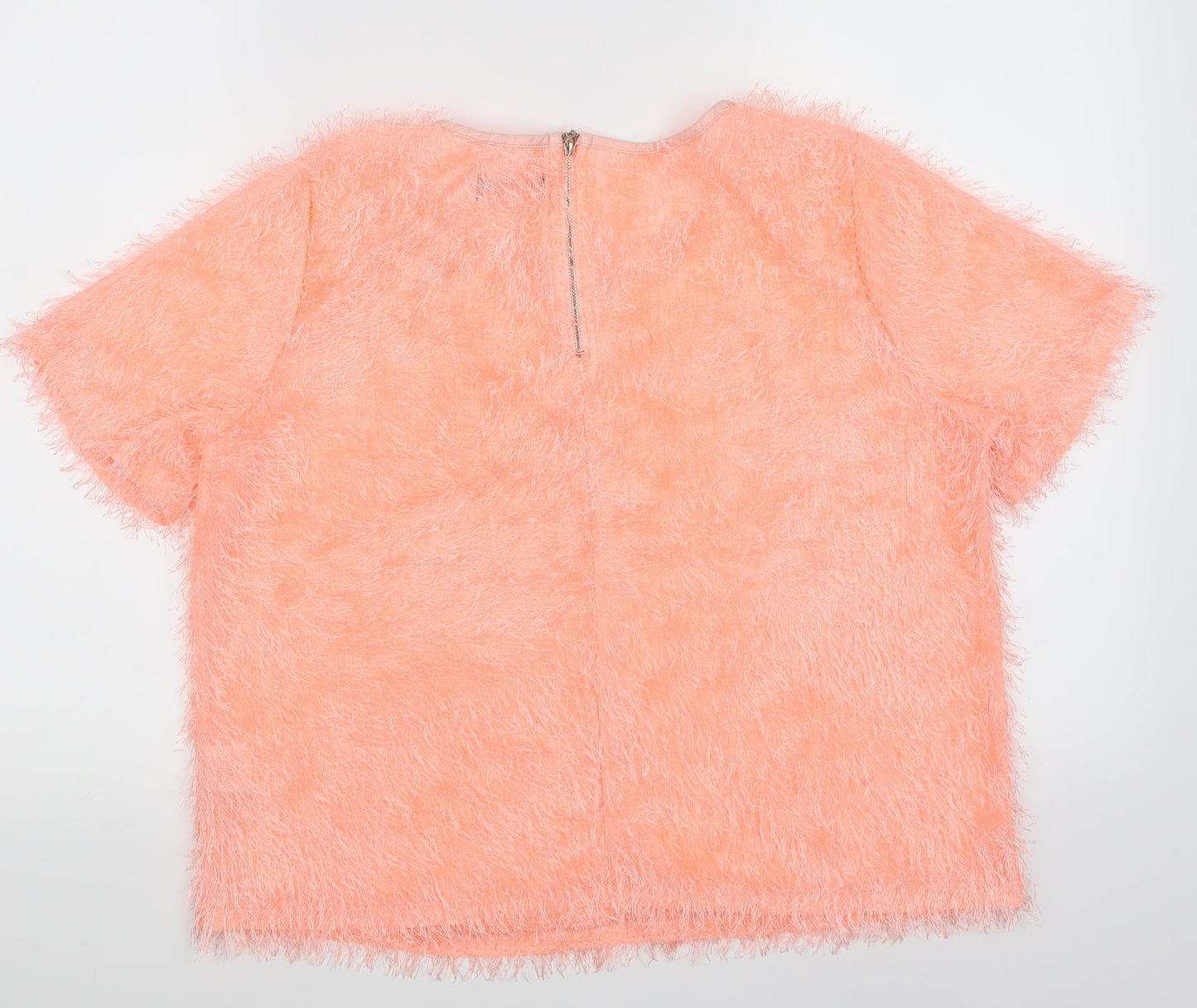 Select Womens Orange   Basic T-Shirt Size 16