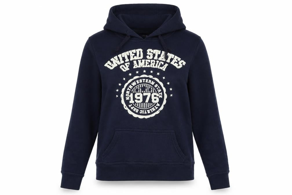 relax denim Womens Blue   Pullover Hoodie Size 8  - USA