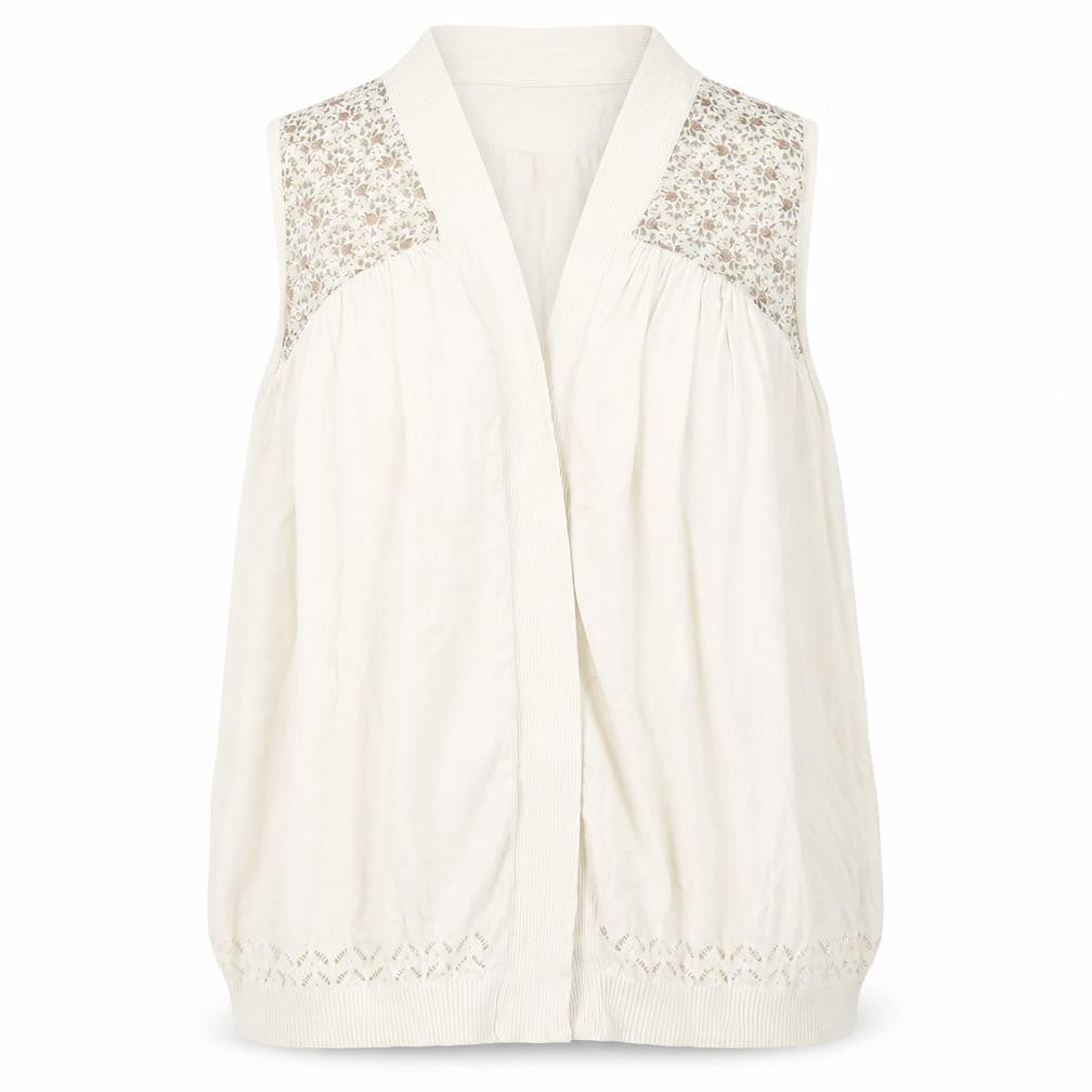 F&F Womens Beige Floral Knit Cardigan Jumper Size 14
