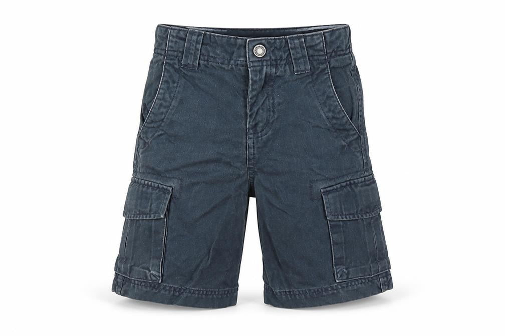 Lands End Boys Blue   Cargo Shorts Size 4 Years