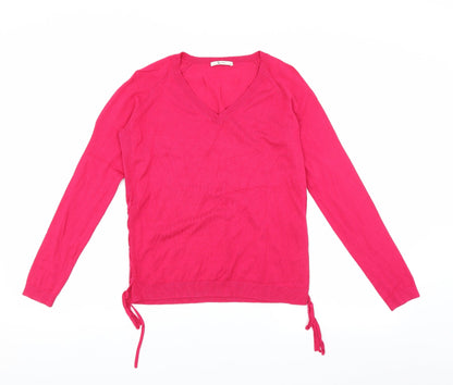 Additional front view of TU women’s pink jumper, size UK 10