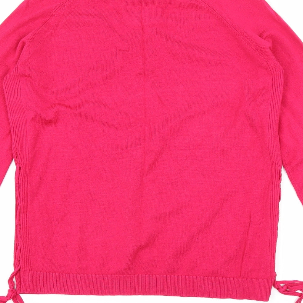 Sainsburys Womens Pink   Pullover Jumper Size 10