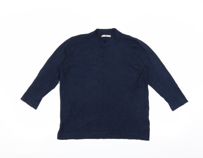 Additional front view of TU women’s blue jumper, size UK 14
