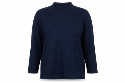 Front view of TU women’s blue jumper, size UK 14