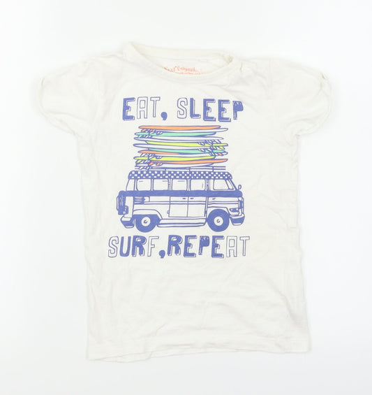 NEXT Boys White   Basic T-Shirt Size 5 Years