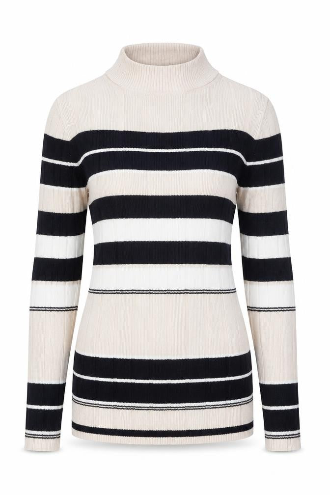 Atmosphere Womens Brown Striped  Pullover Jumper Size 12