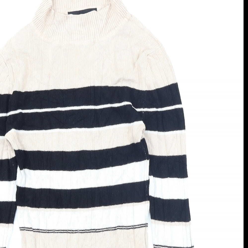 Atmosphere Womens Brown Striped  Pullover Jumper Size 12