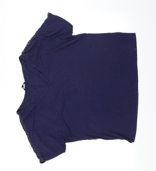 New Look Womens Blue   Basic T-Shirt Size 14