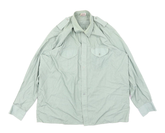 Chums Mens Green    Button-Up Size L
