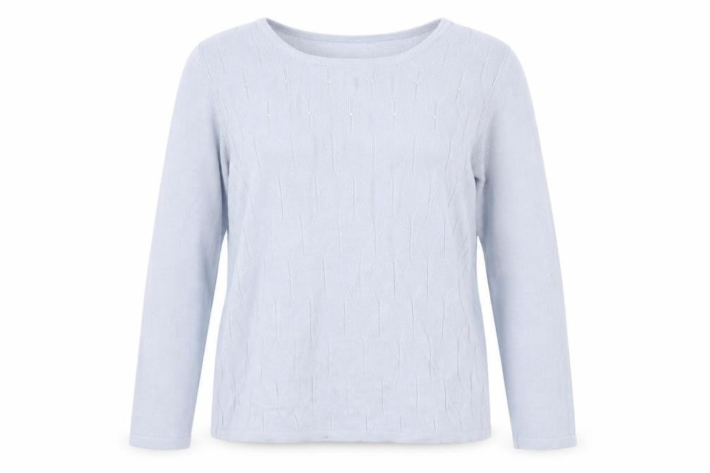 Millers Womens Blue Argyle/Diamond  Pullover Jumper Size S