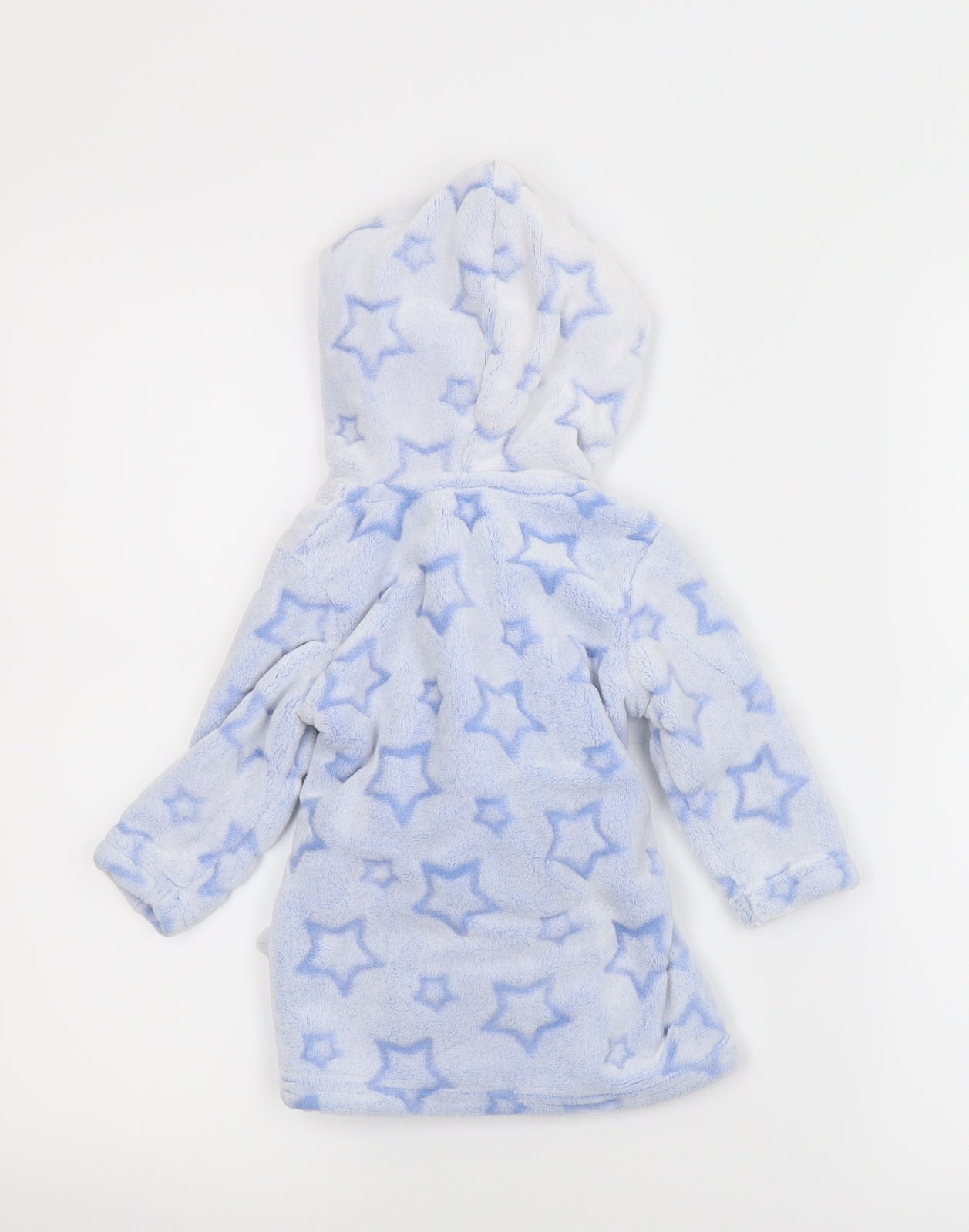 TU Boys Blue Solid  Capri Robe Size 3-6 Months