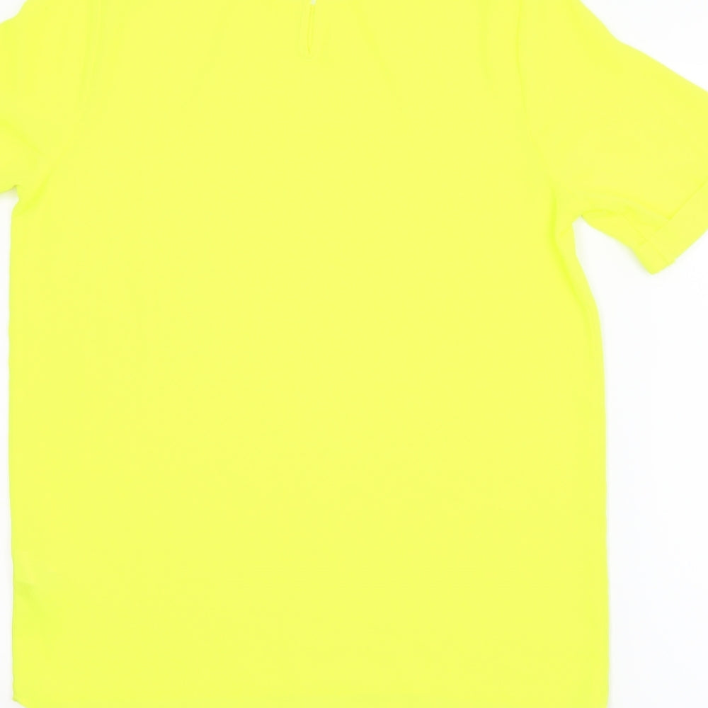 Atmosphere Womens Yellow   Basic Blouse Size 8