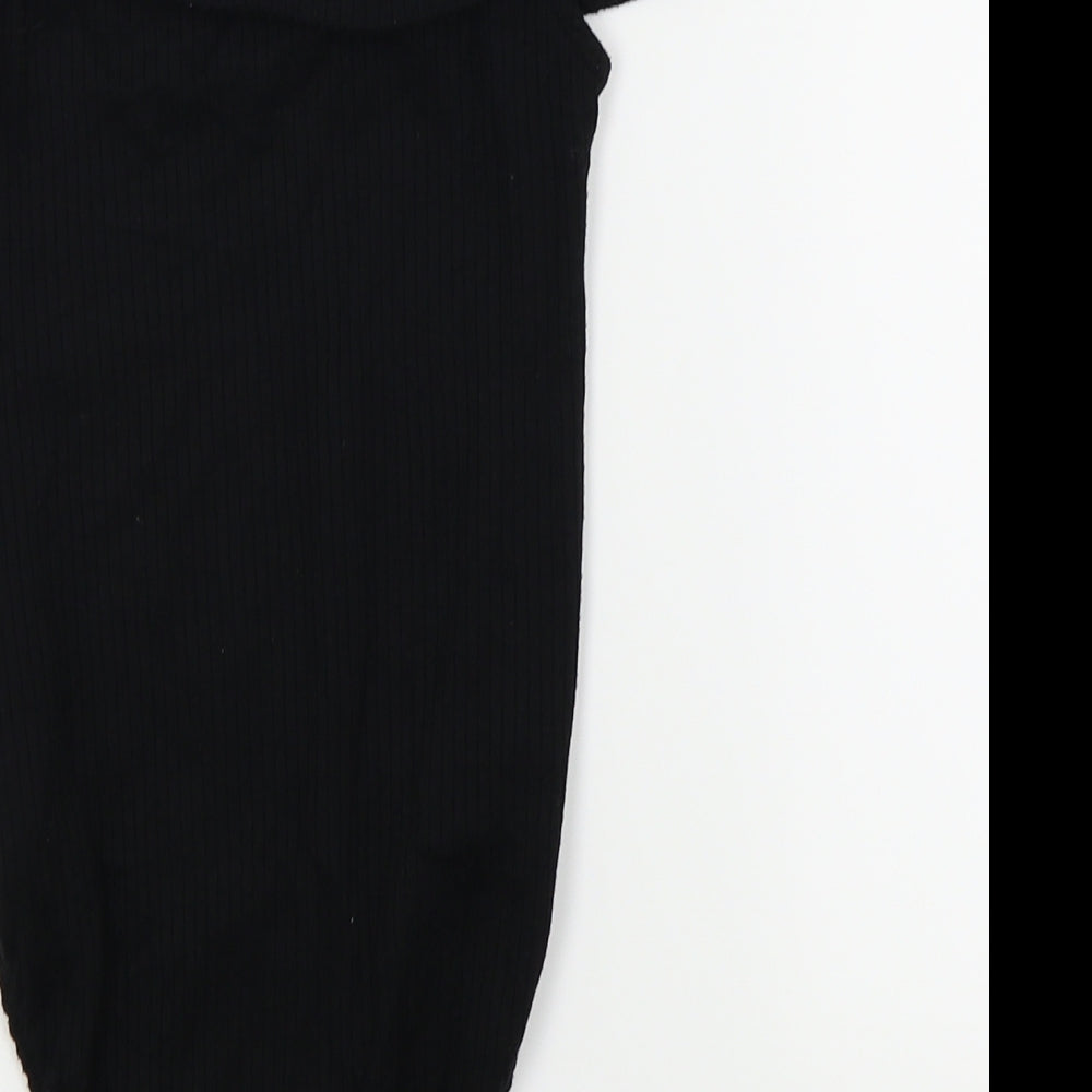 Primark Womens Black   Bodysuit One-Piece Size 4
