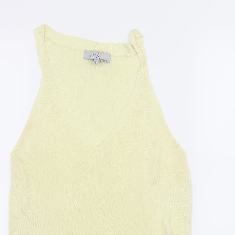 Episode Womens Yellow  Jersey Basic Tank Size L