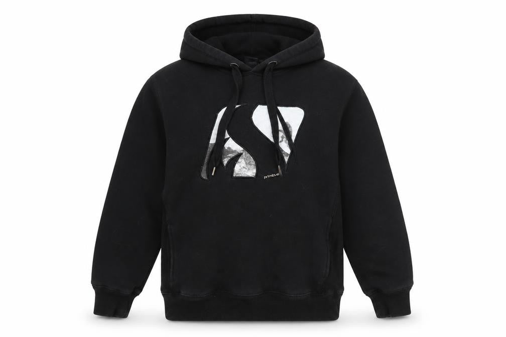 Primitive Apparel Boys Black  Jersey Pullover Hoodie Size 10 Years