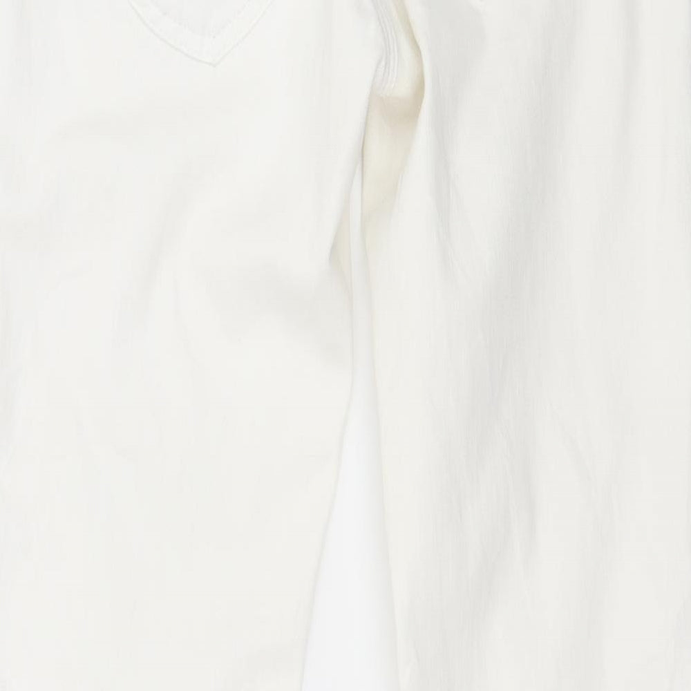 Pepe Jeans Womens White  Denim Straight Jeans Size 26 in L26 in