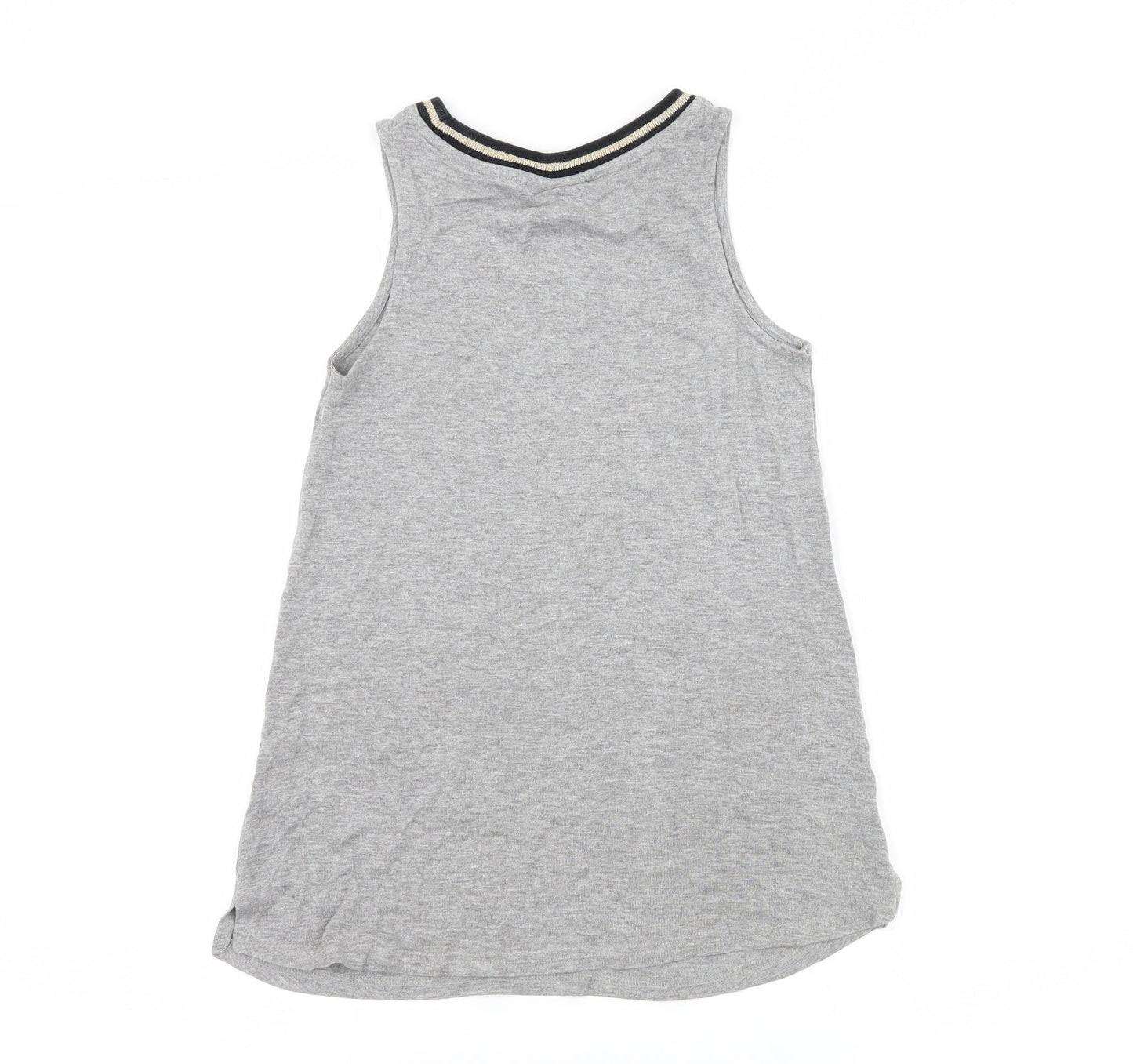 NEXT Girls Grey  Jersey Basic Tank Size 8 Years  - Star Wars